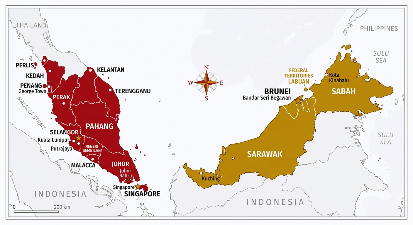 Malaysia and regional market coverage